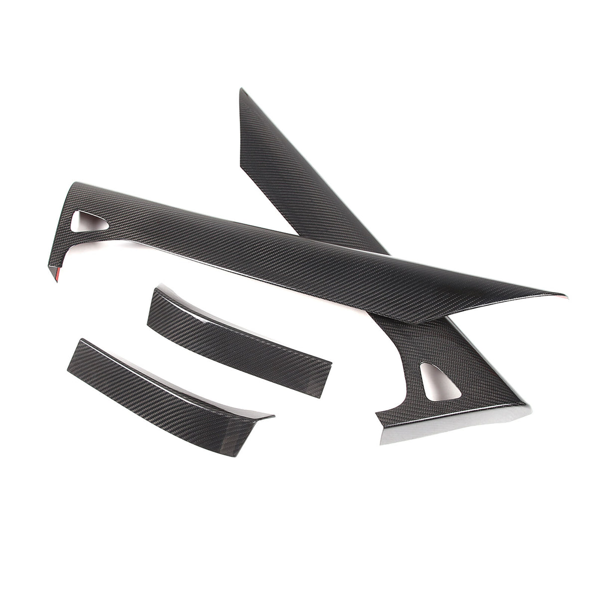 Real Carbon Fiber Inner Interior Door Panel Cover Trim For Corvette C8 2020-26 5