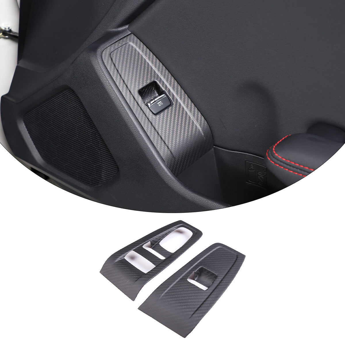 Matte Real Carbon Fiber Interior Center Trim Set For GR86/Subaru BRZ 2022+ 21