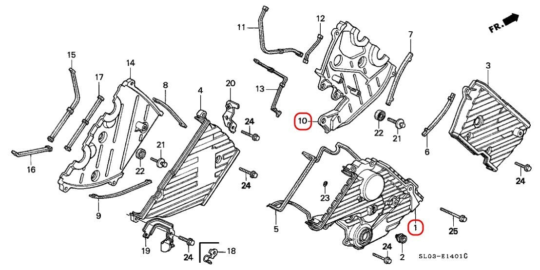 Honda Acura Genuine NSX NA1 NA2 91-04 Water Pump 19200-PR7-305 OEM 3