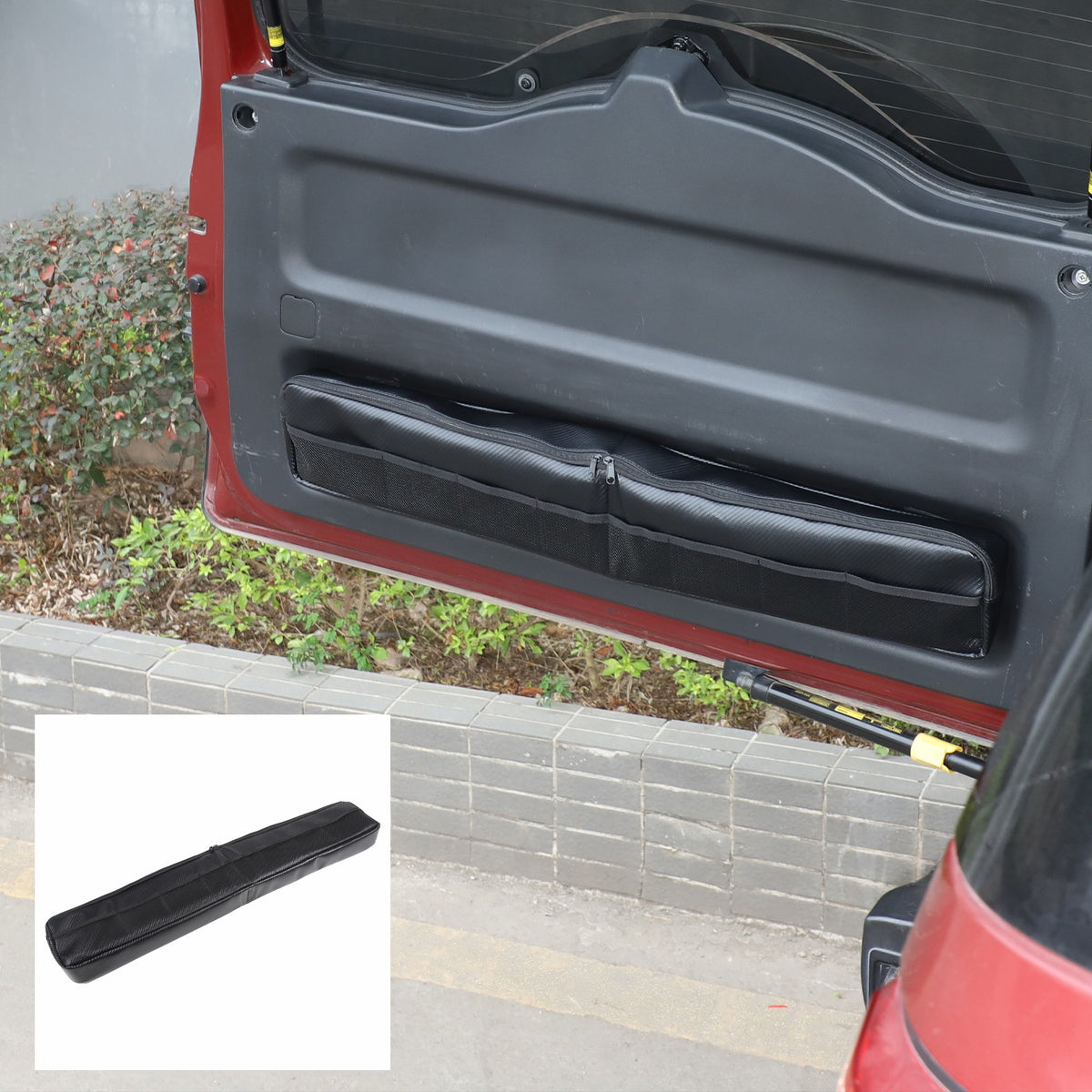 Carbon Fiber ABS Tailgate Trunk Storage Bag Tray For Toyota FJ Cruiser 07-21 US 2