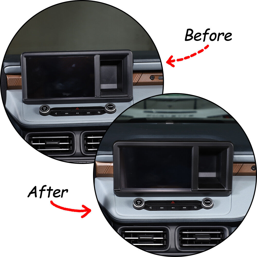 Matte Black Full Interior Set Panel Decor Cover Trim Kit For Ford Maverick 22-24 94