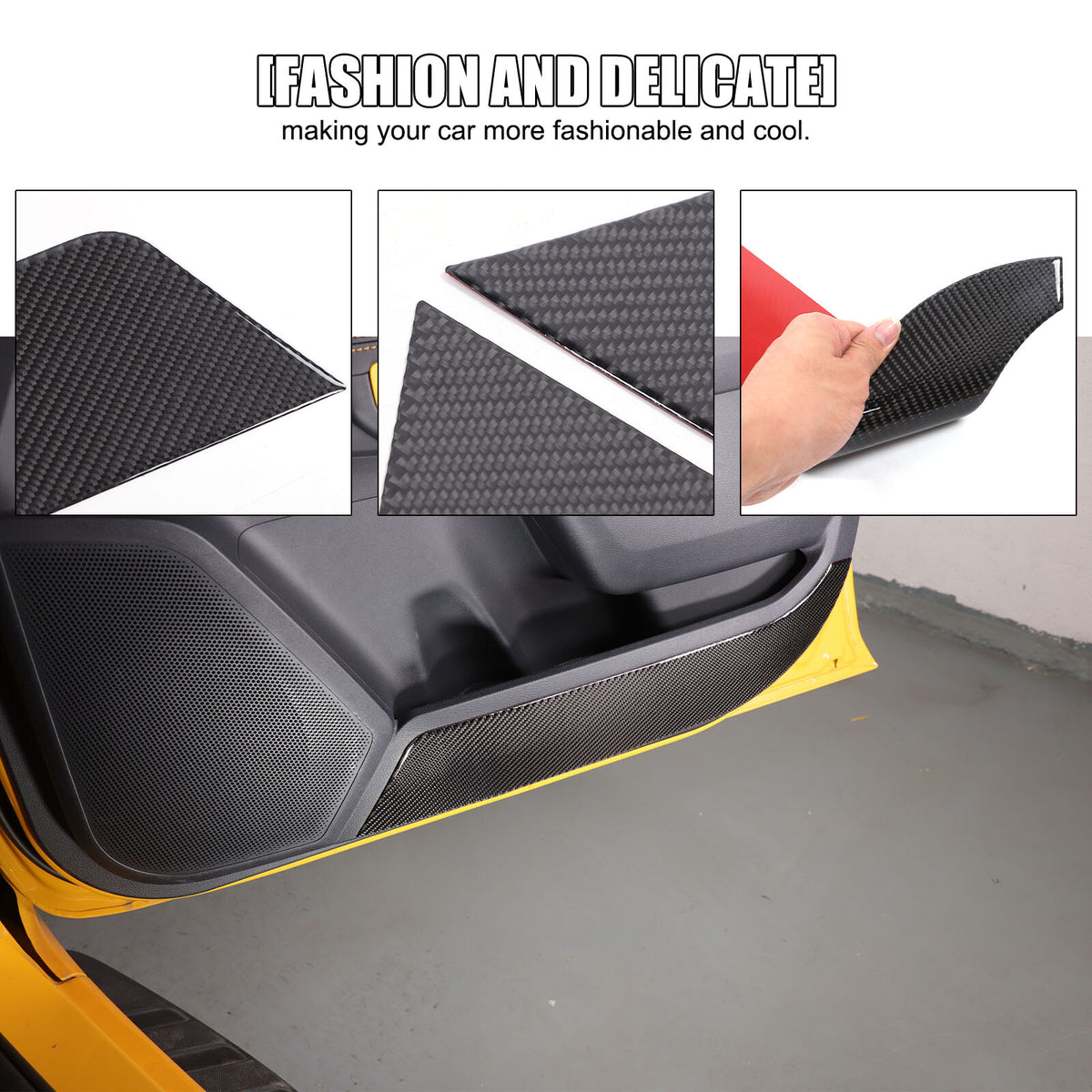 Front & Rear Door Bottom Anti-Kick Sticker Trim For Ford Ranger Raptor T9 2024 12