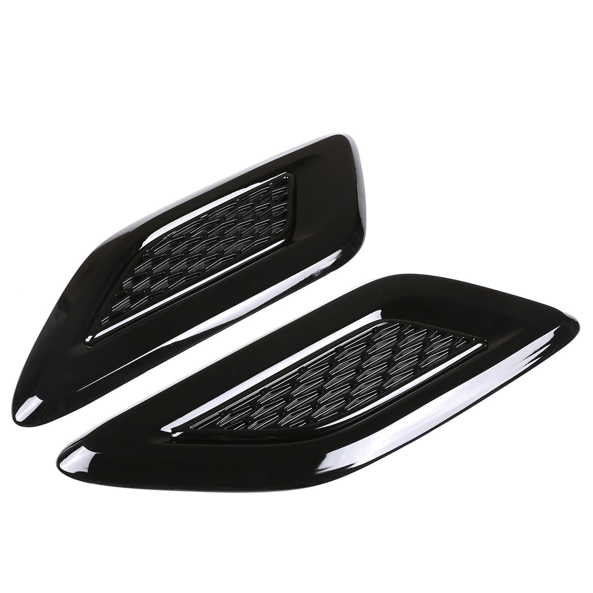 Piano Black ABS Exterior Hood Air Vent Trim For Range Rover Vogue L460 2023+ 11