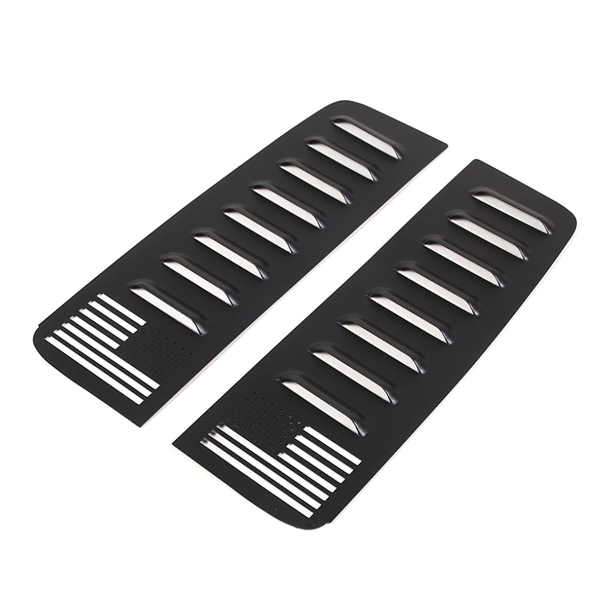 Alloy Rear Door Window Honeycomb Pillar Post Cover Trim For Hummer H3 2005-09 US 18