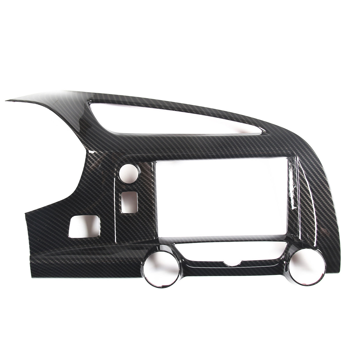ABS Carbon Fiber Interior Center Dashboard Air Vent trim For Corvette C7 14-19 2