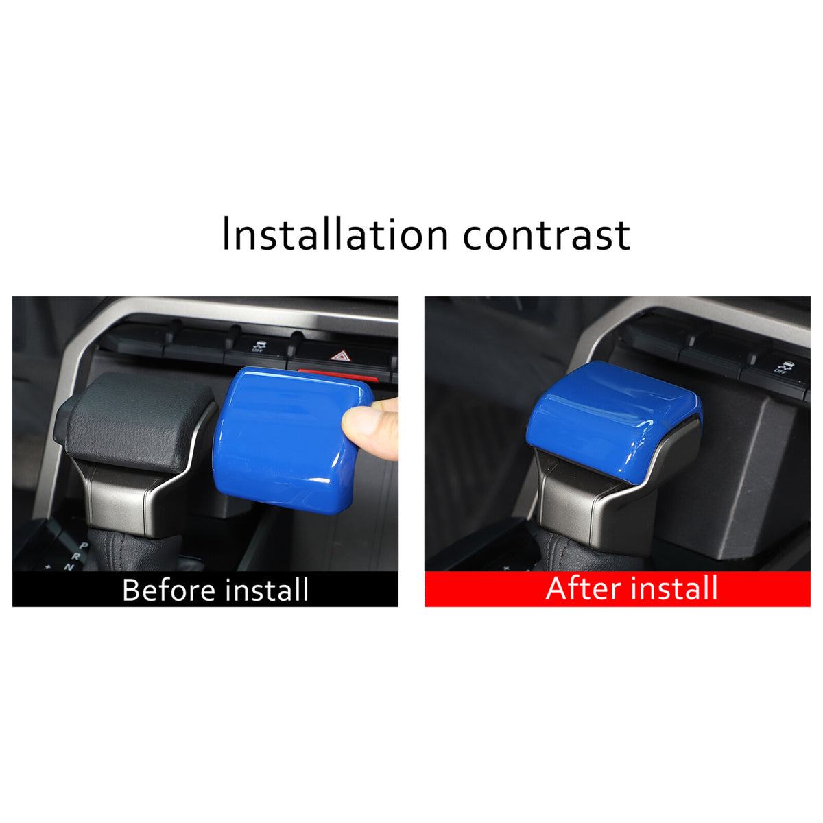 ABS Blue Car Center Panel Trim Interior Accessories For Toyota Tundra 2022-2026 - Variants 6-10 56