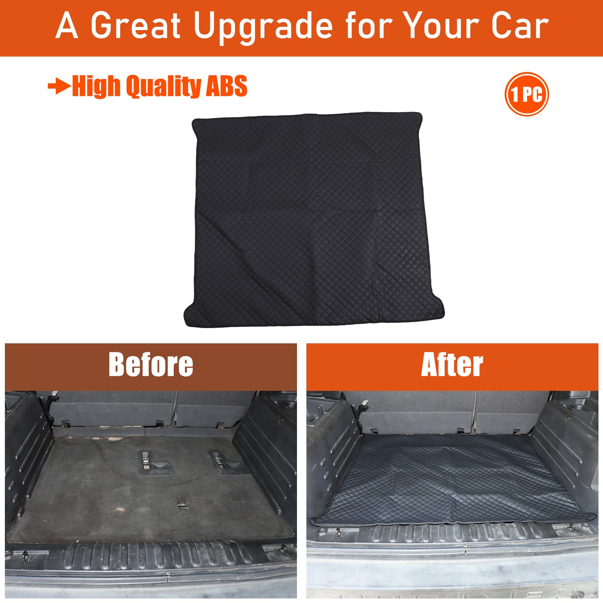 Cargo Trunk Tray Cargo Liner Rear Trunk Floor Mat For Hummer H2 2003-2009 US 22