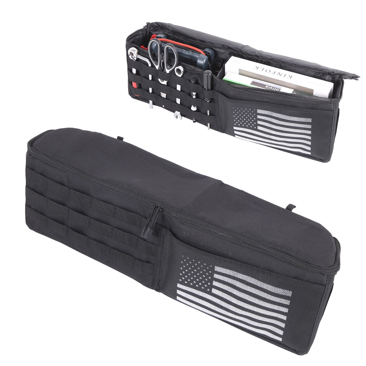 USA Flag Rear Trunk Right Side Storage Box For Toyota FJ Cruiser 2007-2021 14