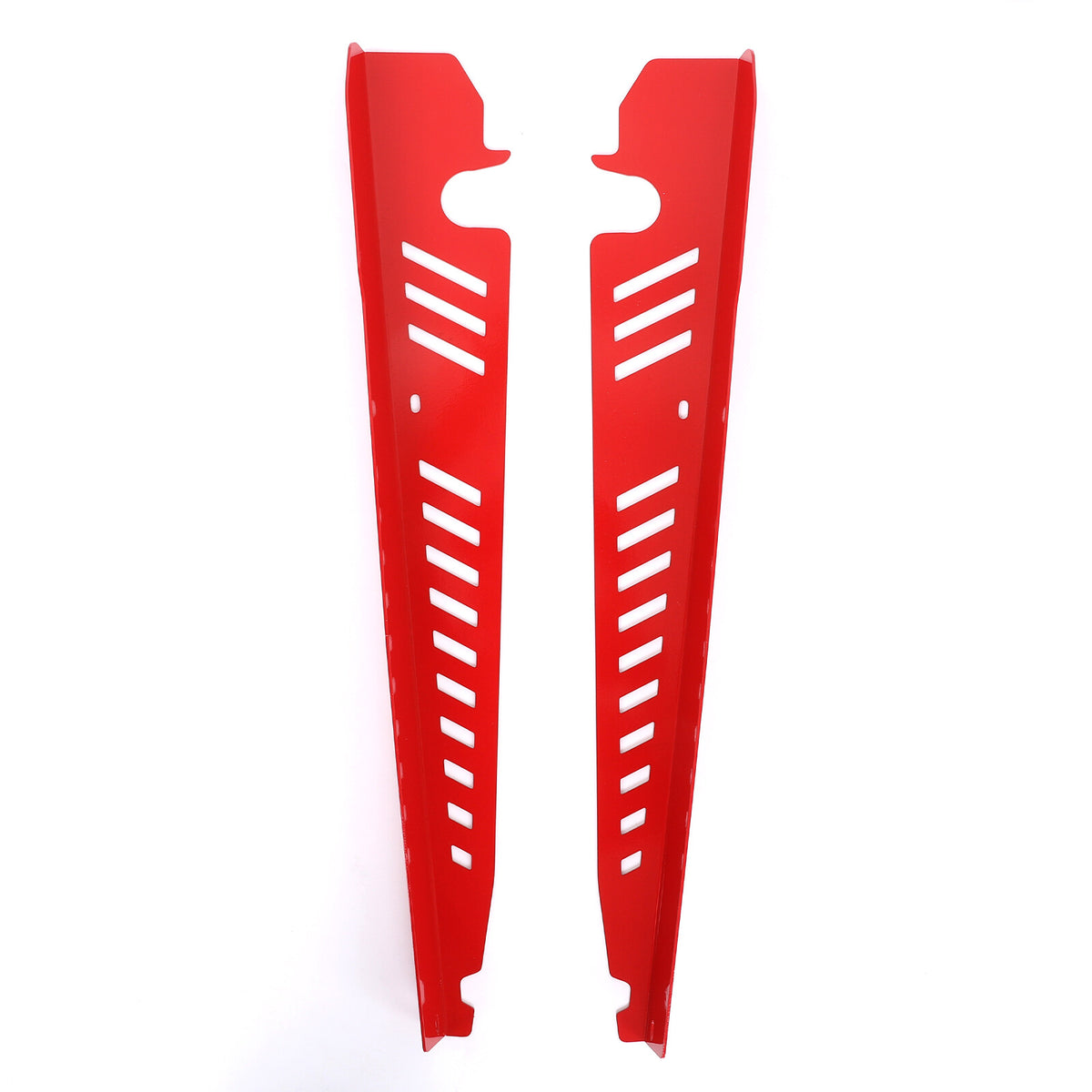 Red Alloy Engine Bay Side Reinforcement Plate Trim For Subaru WRX VA 2015-2021 7