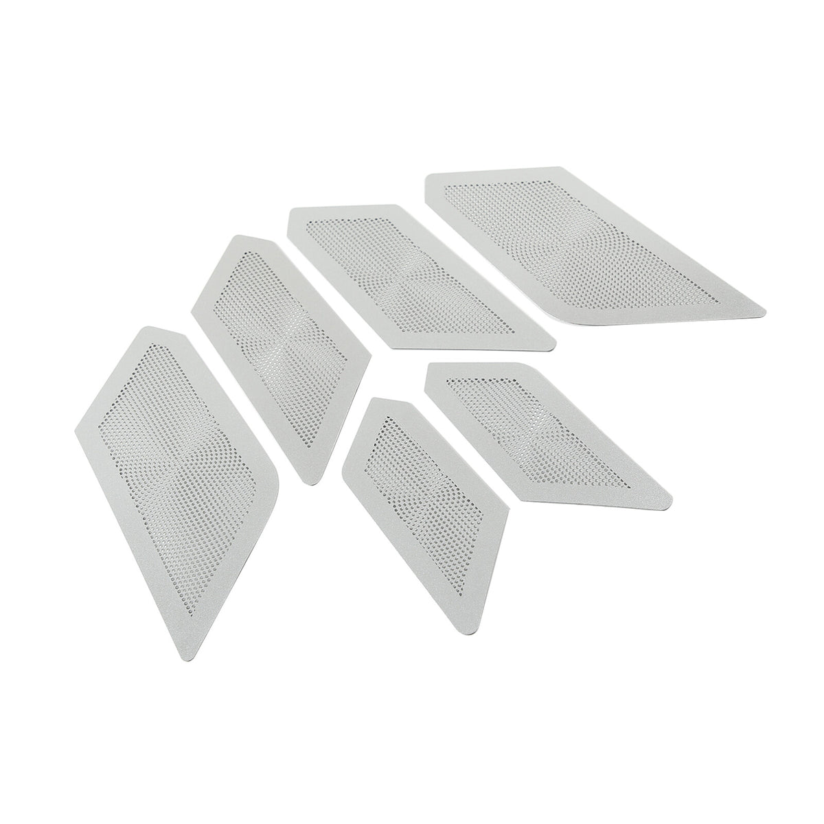 Stainless Steel Perforated Rear Hood Vent Inserts for 2020-26 C8 Corvette Coupe 3