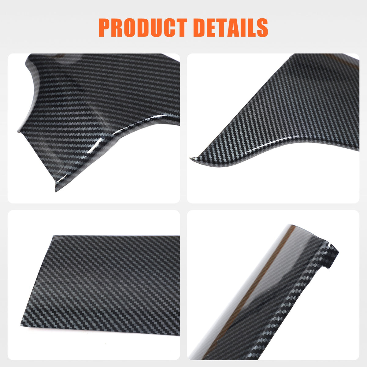 Carbon Fiber ABS Center Console Panel Trim For Benz ML W166/GL X166 2012‑2015 7