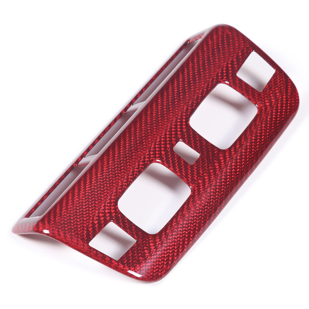 Red Real Dry Carbon Fiber Reading Light Trim Frame Cover For Corvette C8 20+ US 17