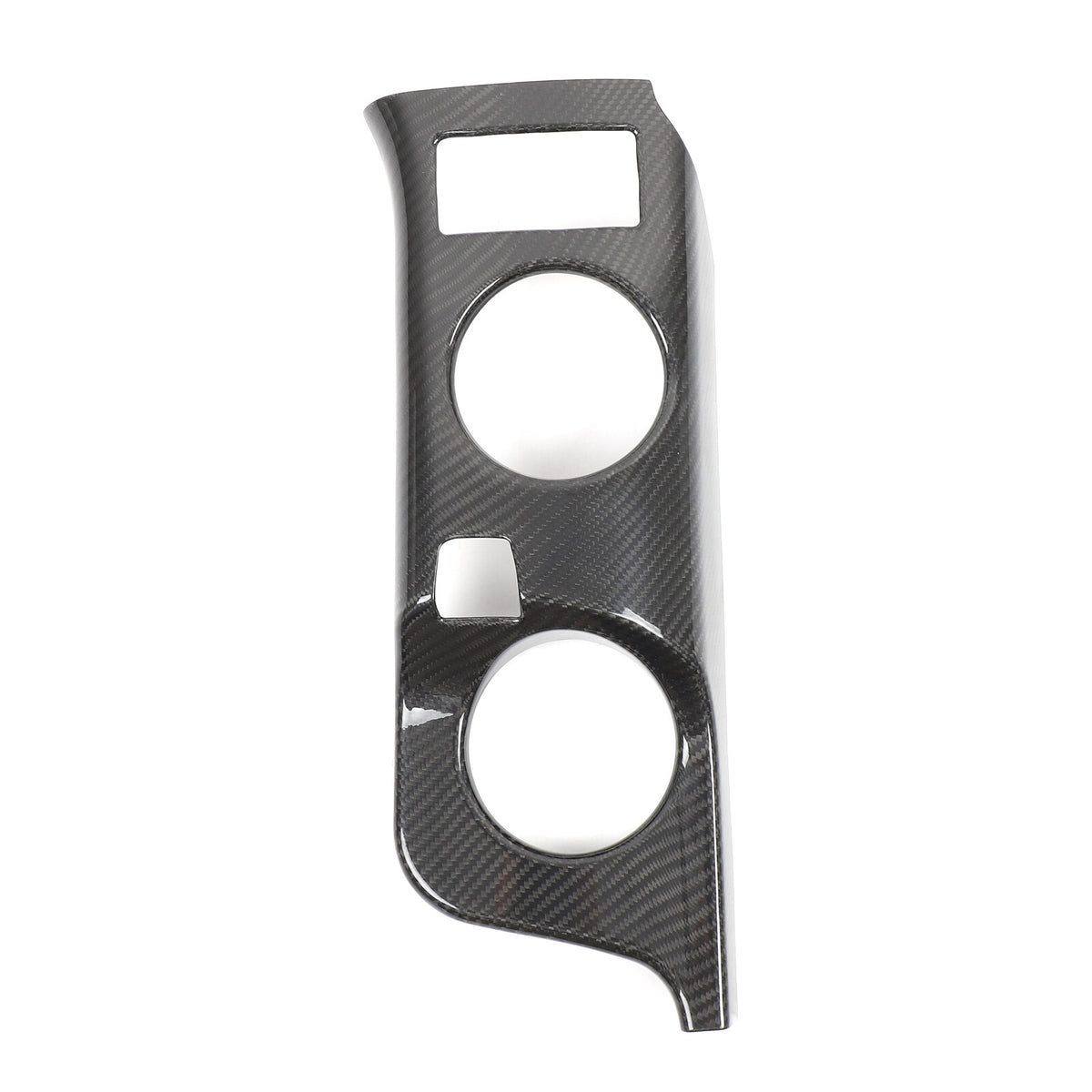 Real Carbon Fiber Center Console Cup Holder Panel Trim for Nissan 400Z 4
