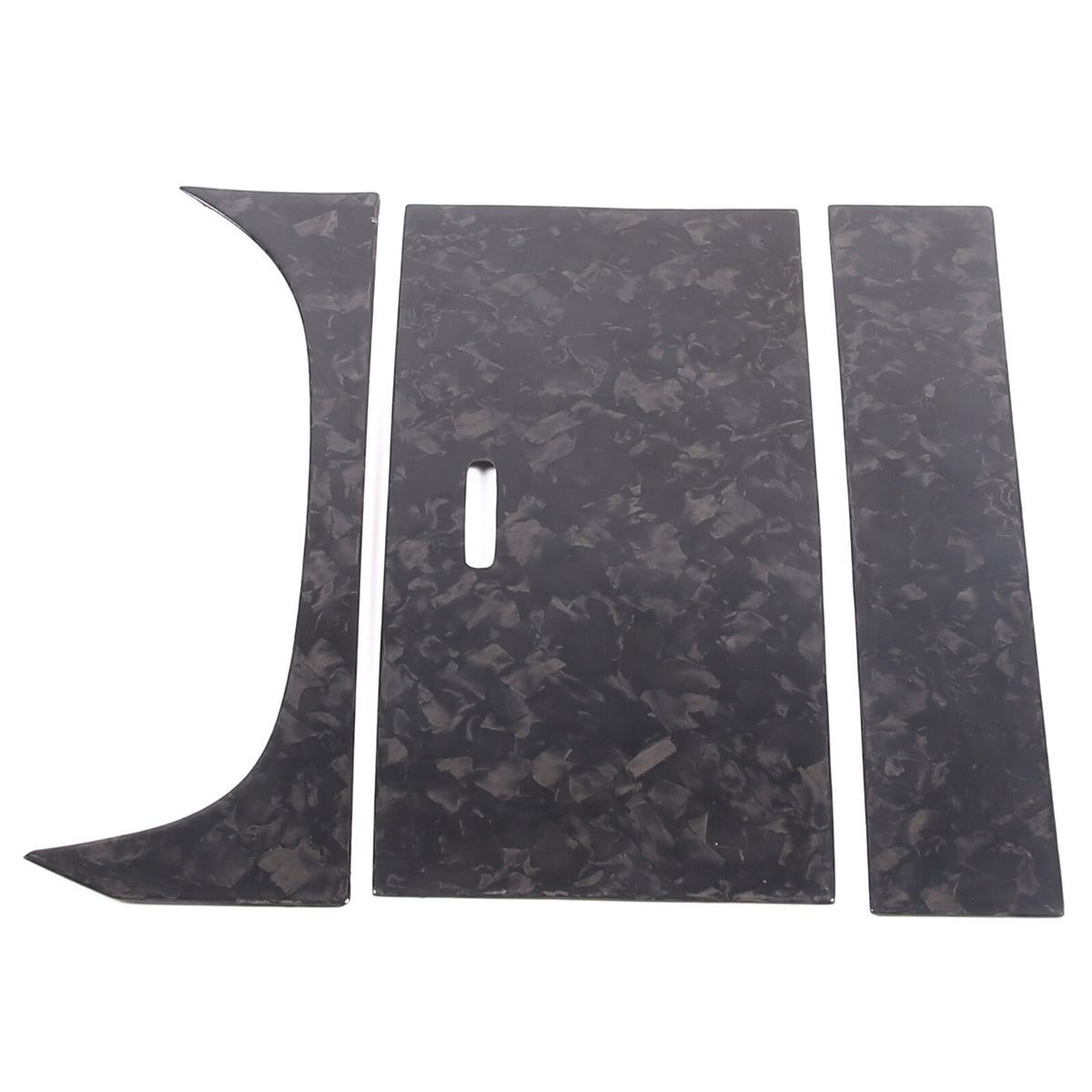 Forged Carbon Fiber Center Cup Holder Panel Trim For Jaguar F-TYPE 2013-2024 15