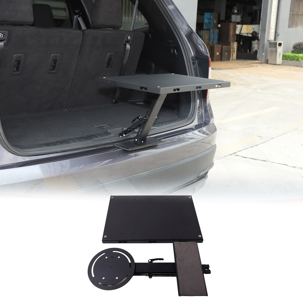 Car Camping Portable Trunk Lock Latch Table For Honda Pilot 2016-2022 12