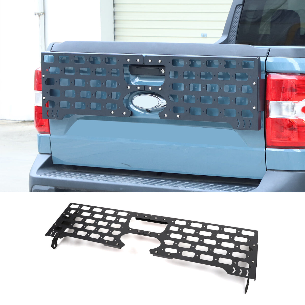 Rear Bed Molle Panel Truck Bed Tailgate Molle Panel For Ford Maverick 2022-24 US 4
