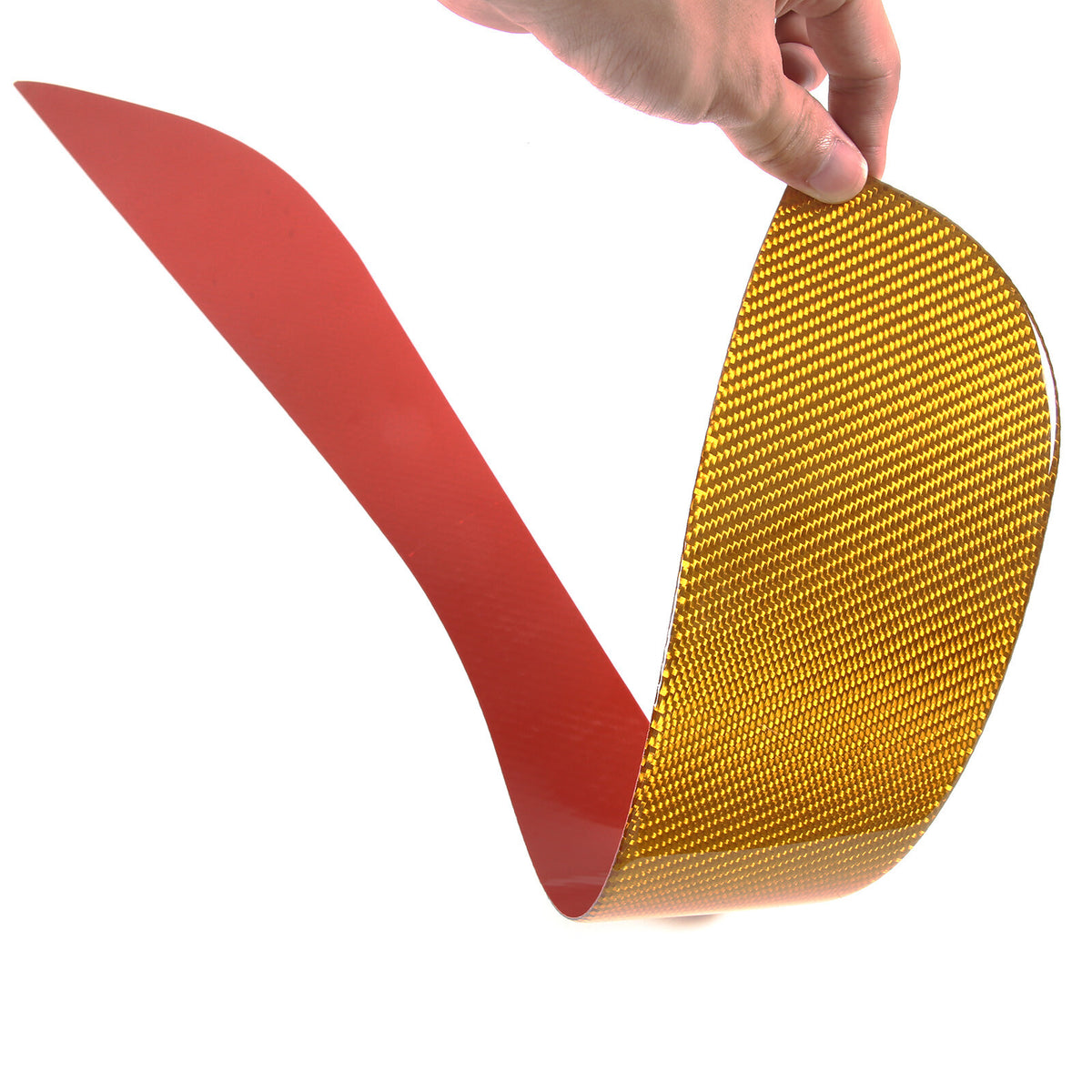 Yellow Carbon Fiber Door Anti-Kick Panel Sticker For Corvette C8 2020-26 18