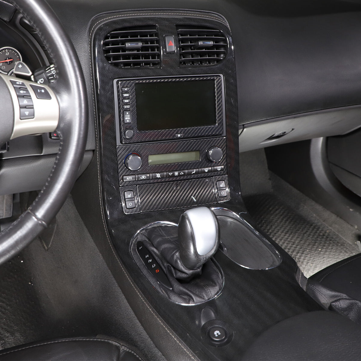 Real Dry Carbon Fiber Full Interior Set Decor Trim Kit for Corvette C6 2005-13 - Styles 1-5 10