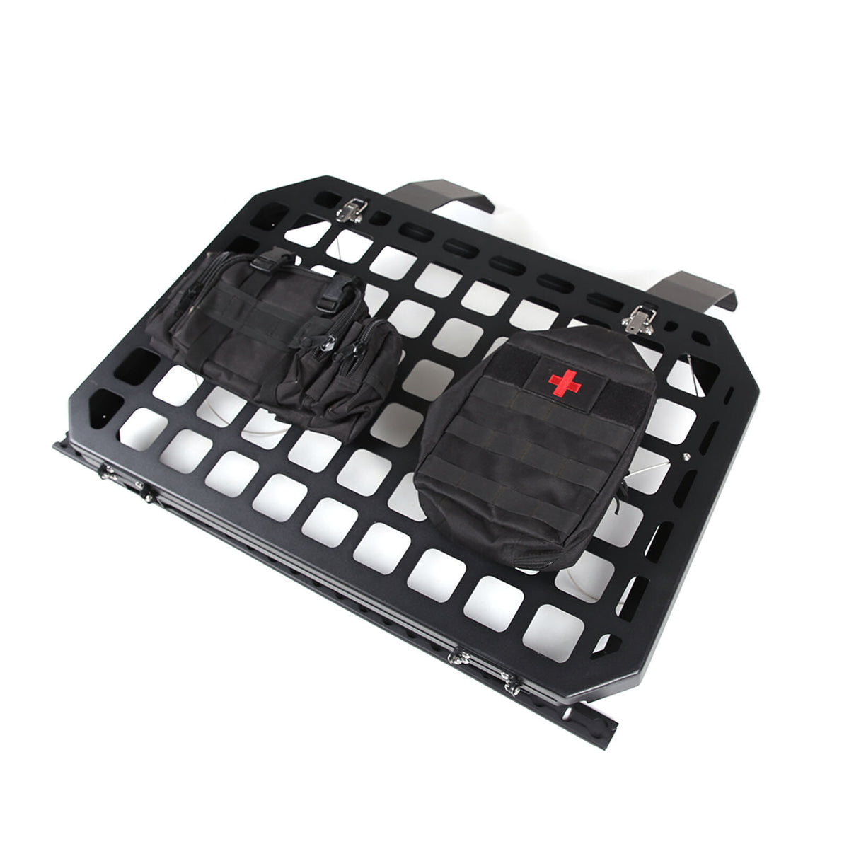 Side Molle Panel Trunk Shelf Storage Rack For LR Defender 90 110 L663 20-23 US 17