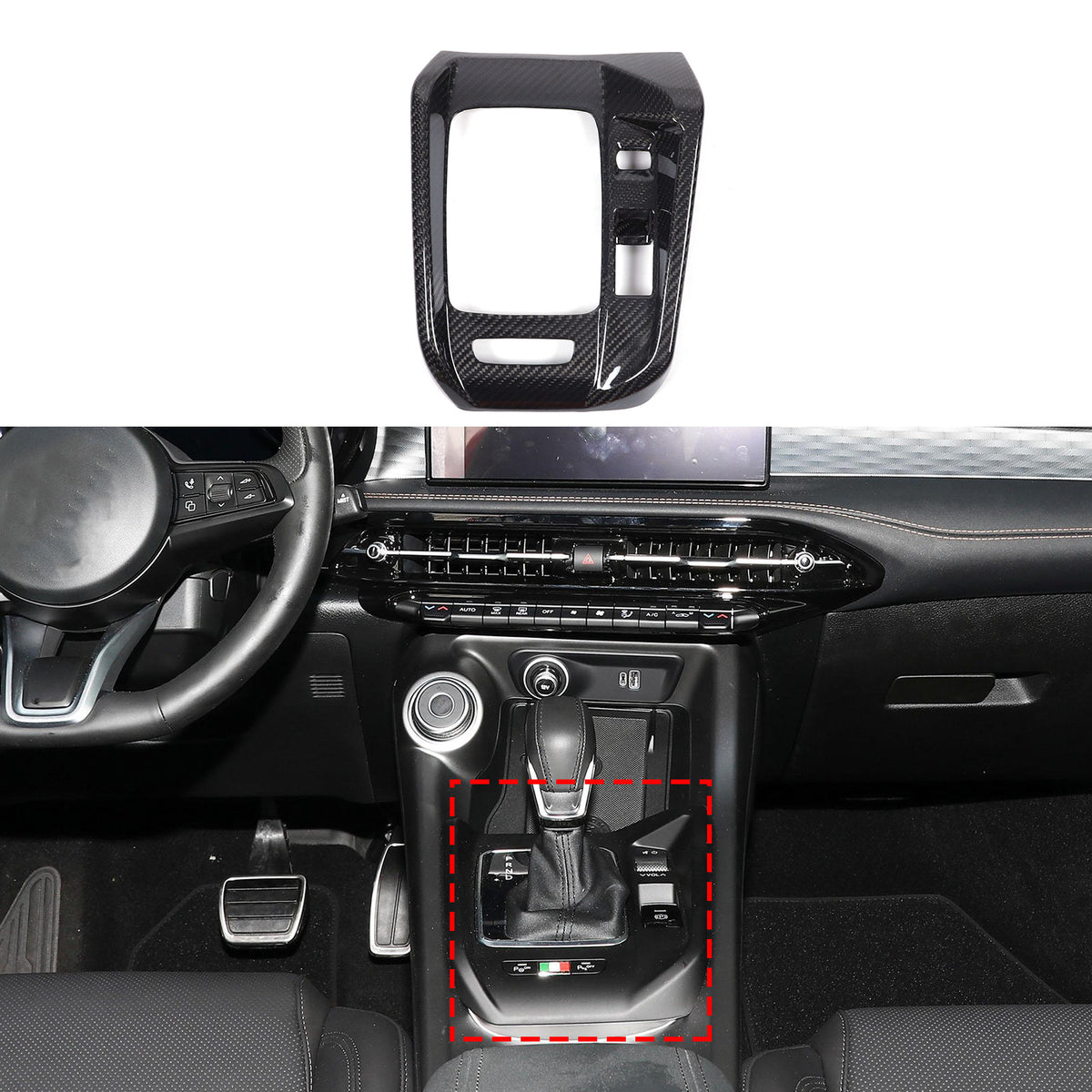 Real Dry Carbon Fiber Interior Center Console trim Kit For Alfa Romeo Tonale 23+ - Variants 1-5 30