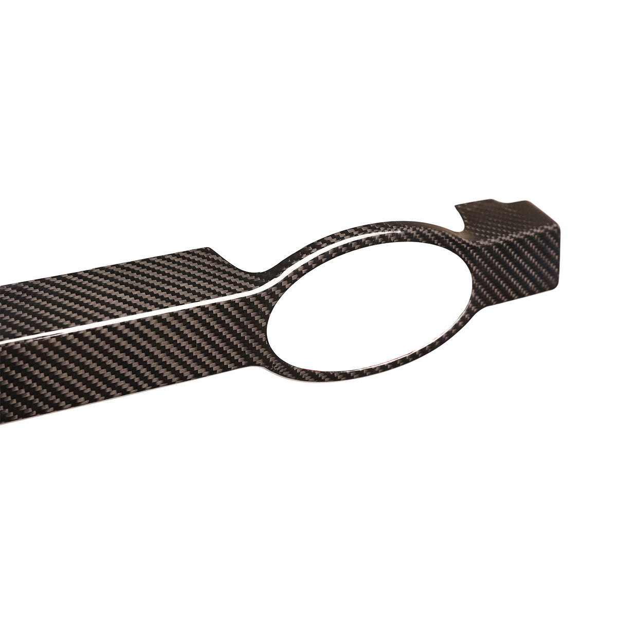 U-shape Carbon Front Bumper Mesh Grille Trim Logo Strip for LR Defender 20-24 10