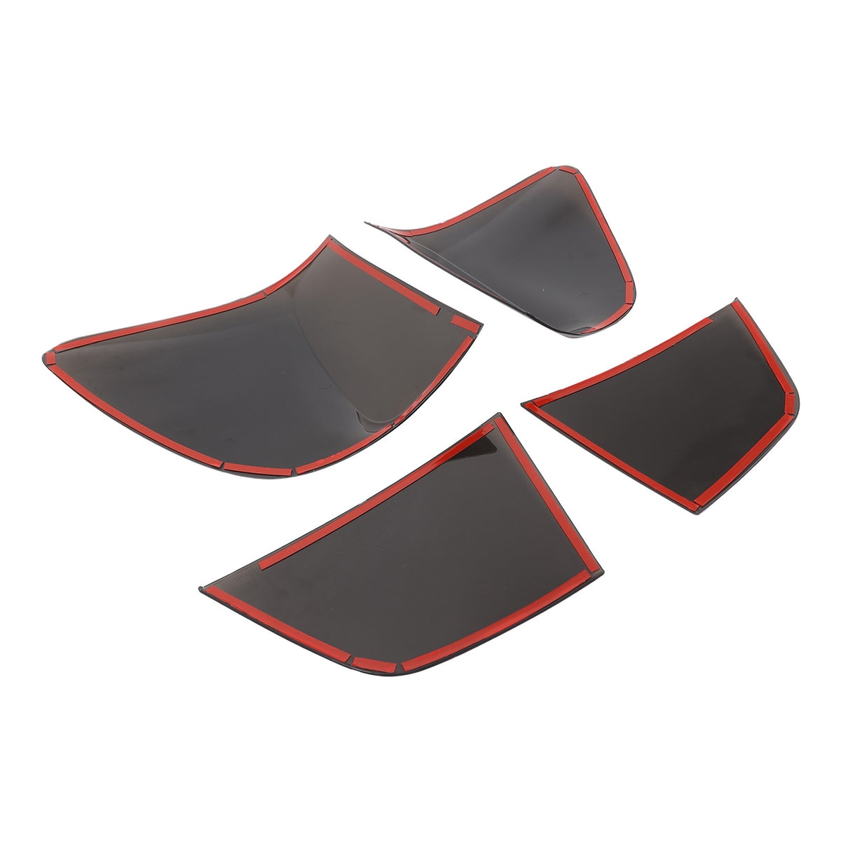Black Smoked Gray ABS Taillight Cover Trim For BMW X3 F25 2011-2017 US 11
