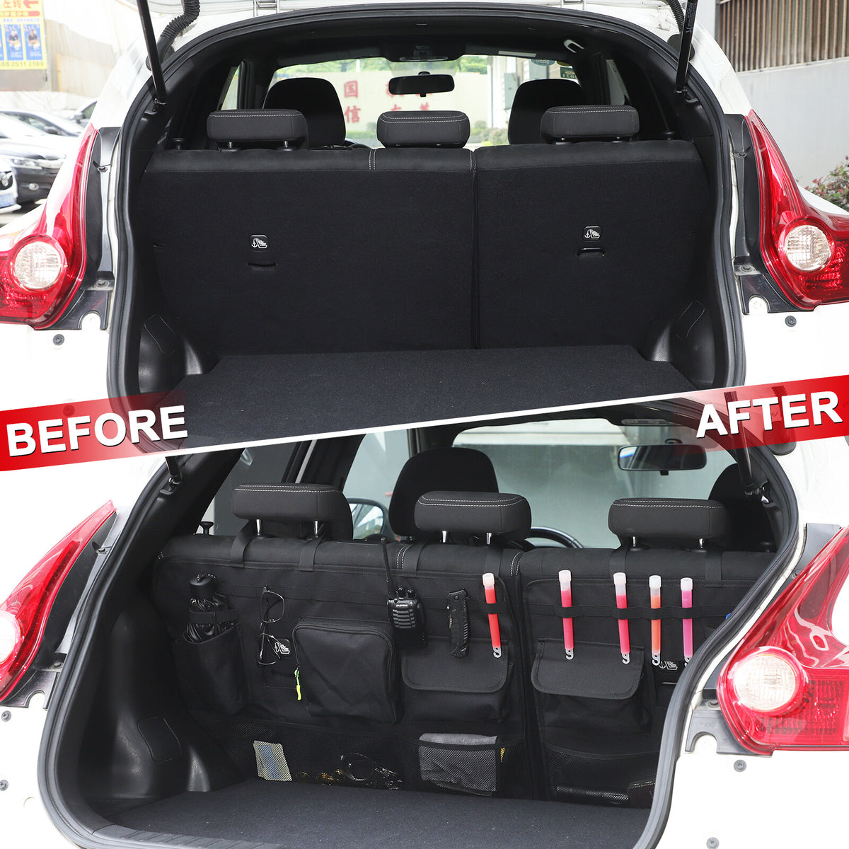 Rear Seat Back Hanging Organizer Storage Bag For Nissan Juke 2011-2019 13