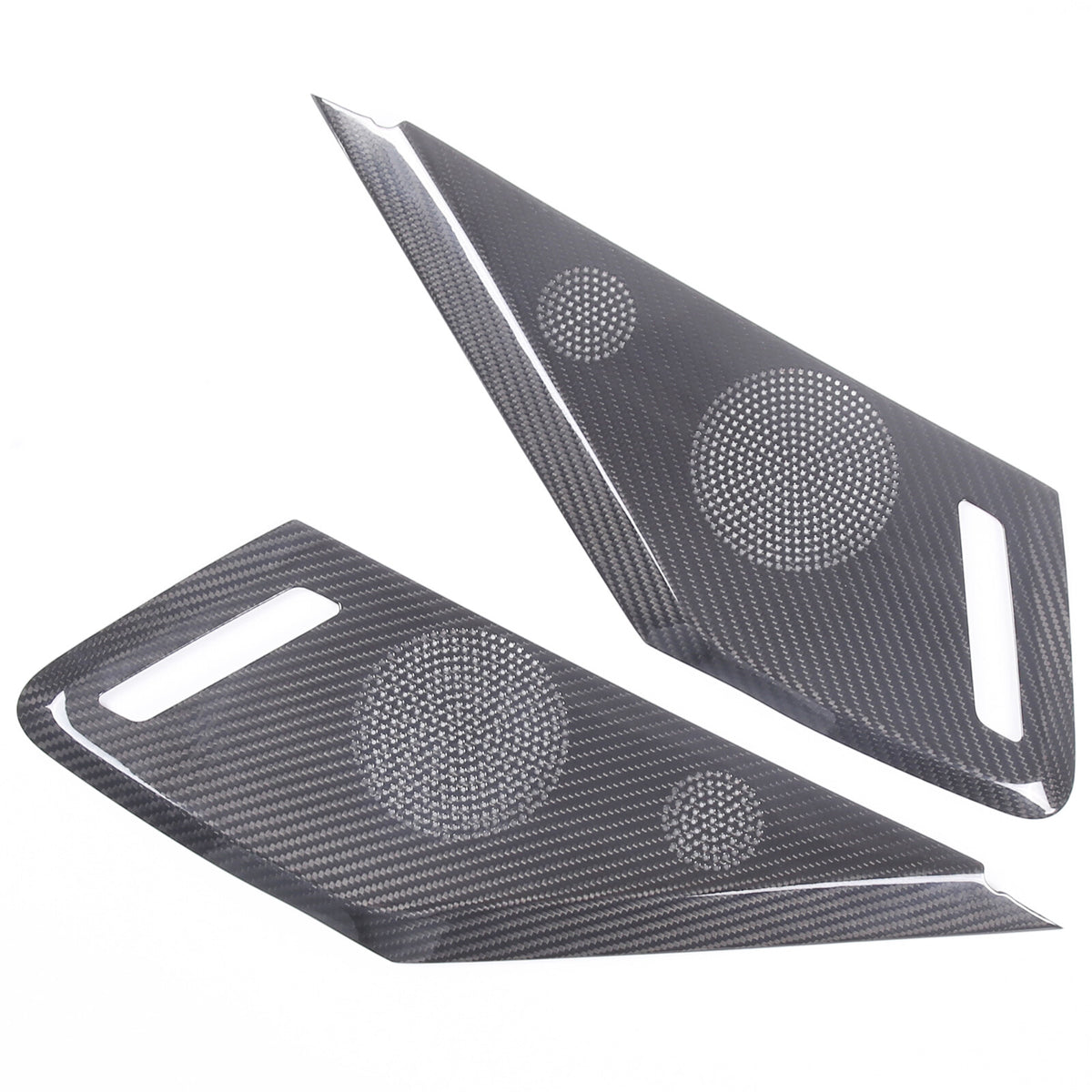 Real Carbon Door Speaker Cover Trim For Corvette C8 Z51 Z06 Coupe 2LT 3LT 20+ US 3
