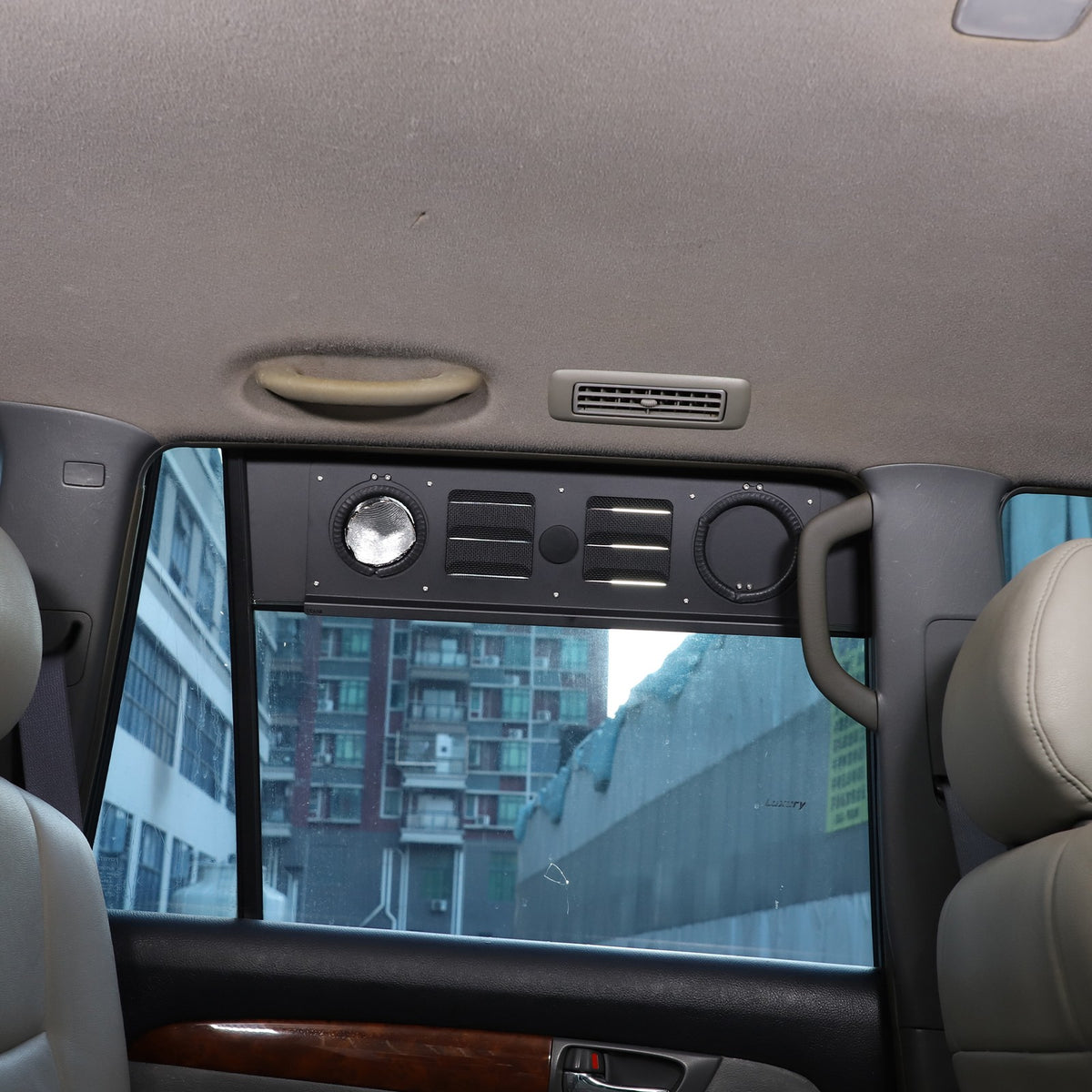 Rear Window Louver Air Vent Trim (Heater Version) For Toyota Prado 2003-2023 21