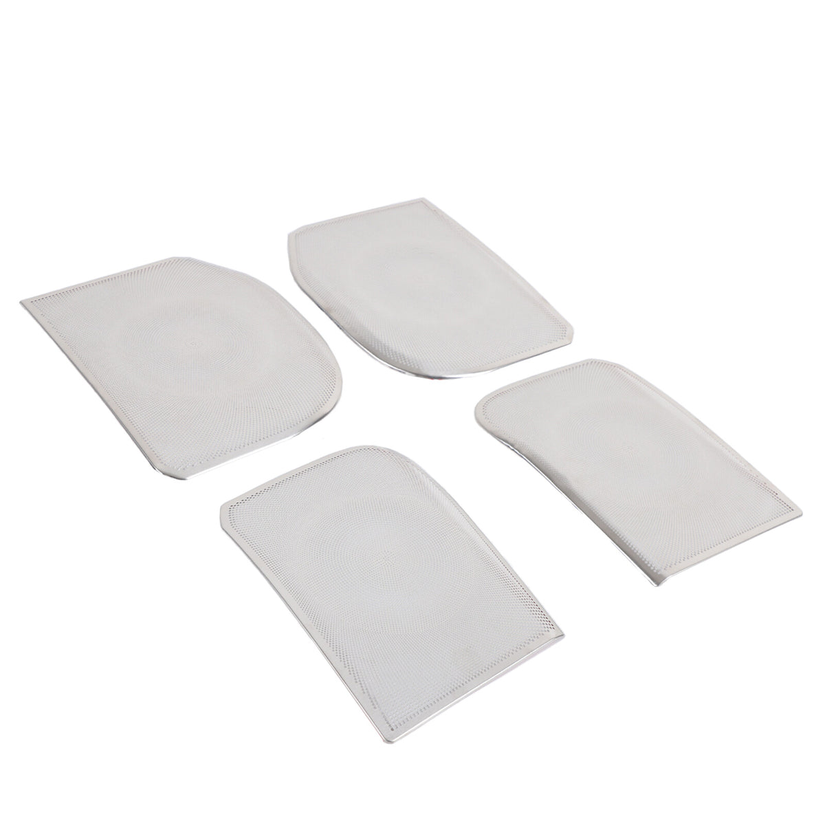 Silver Inner Door Speaker Tweeter Mesh Cover For Toyota Land Cruiser LC250 24+ 10