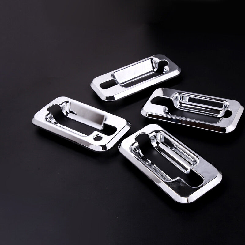 Silver Chrome Exterior Door Handle Mirror Hood Vent Trim Kit For Hummer H2 03-09 38