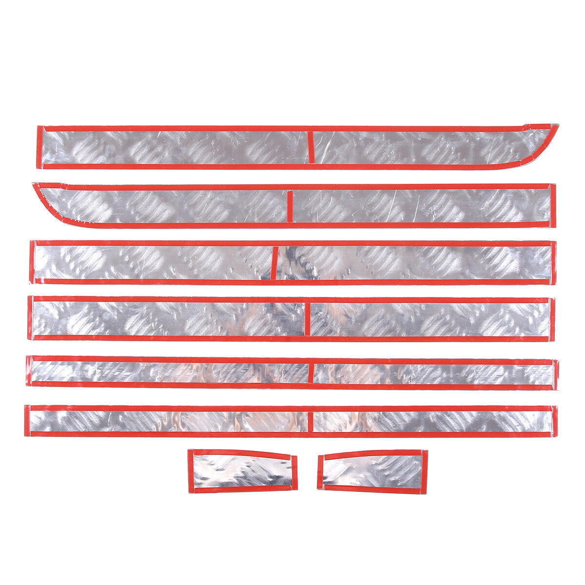 Silver Alloy Tailgate Top Protector Spoiler Cap Cover For Ford Maverick 2022+ 8