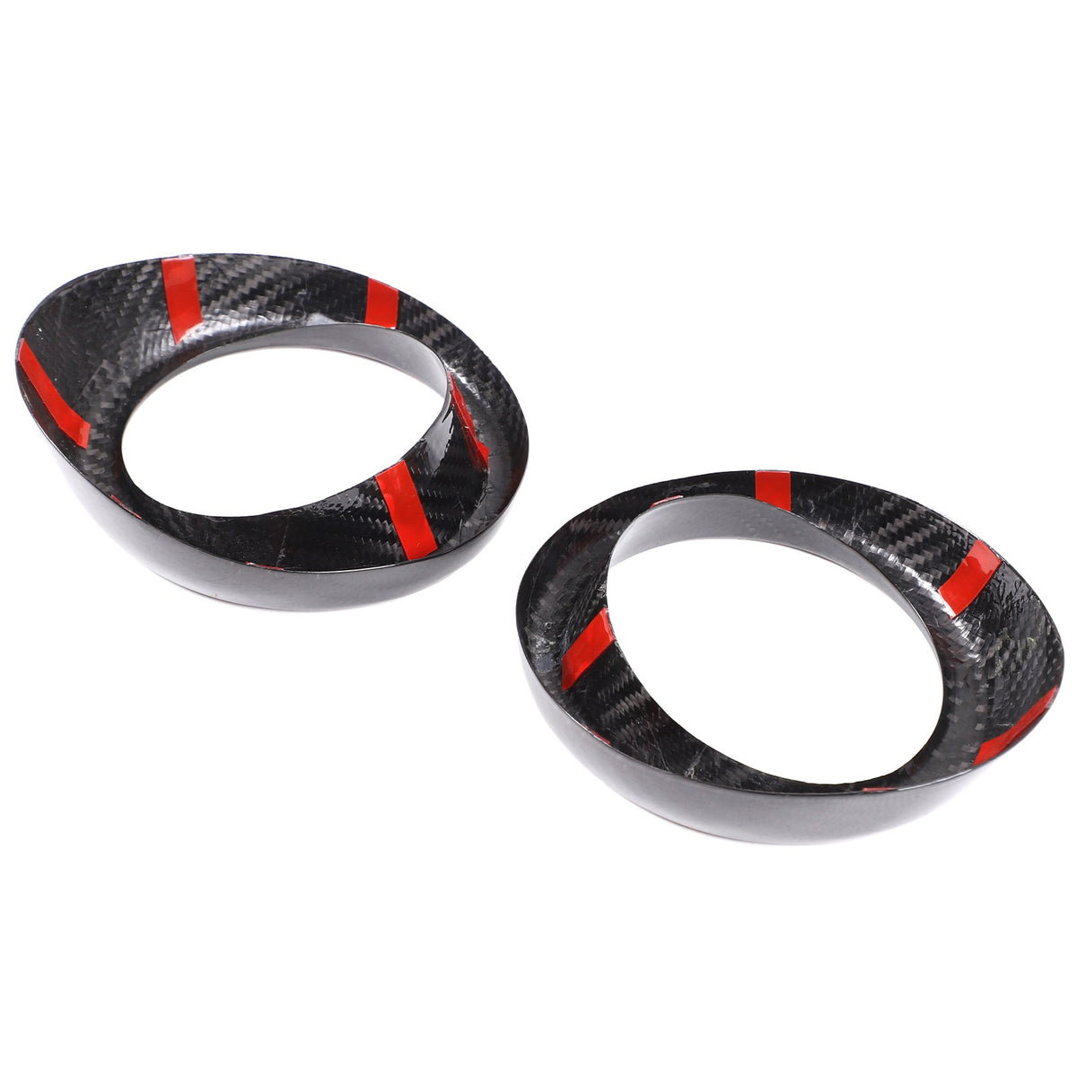 Real Carbon Fiber Front Fog Light Bezel Trim For Infiniti G Series 2010-2013 9