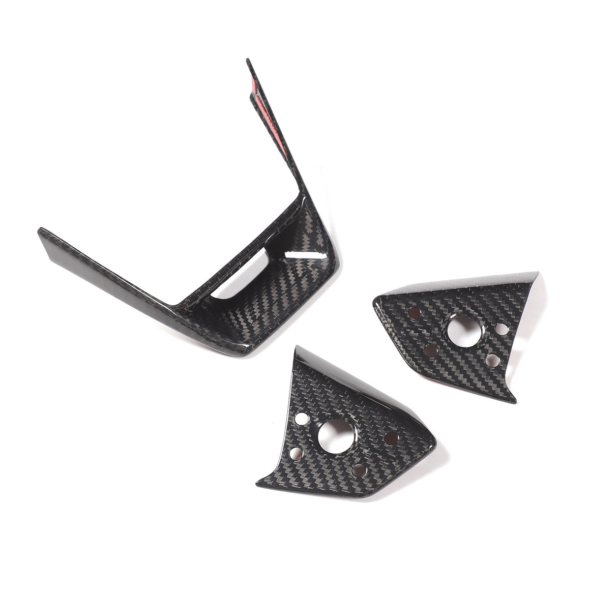 Real Dry Carbon Fiber Center Console Interior Trim For Tesla Cybertruck 2024+ 66
