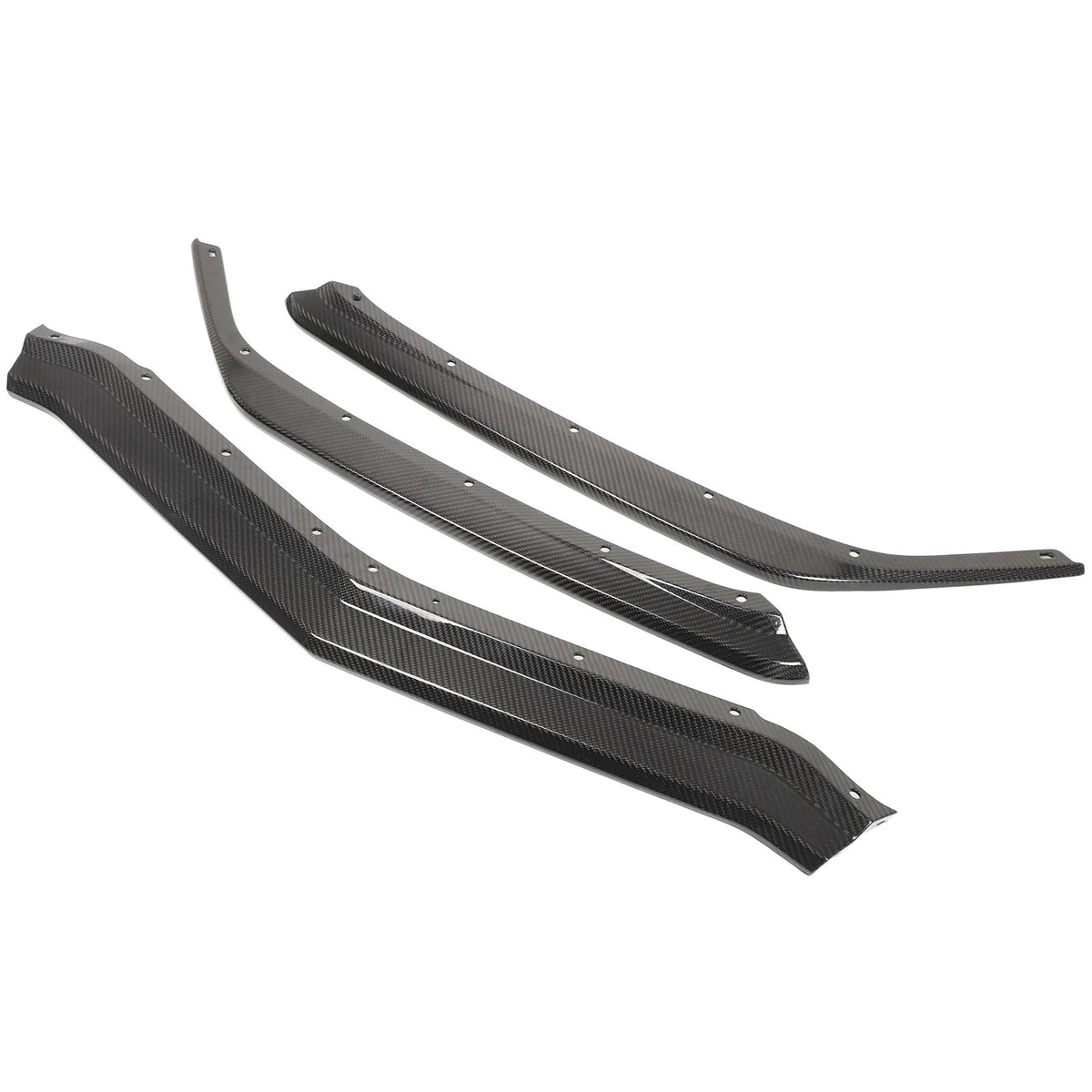 Real Carbon Fiber Front Bumper Lip Splitter For 20-26 Corvette C8 Z51 Stingray 11