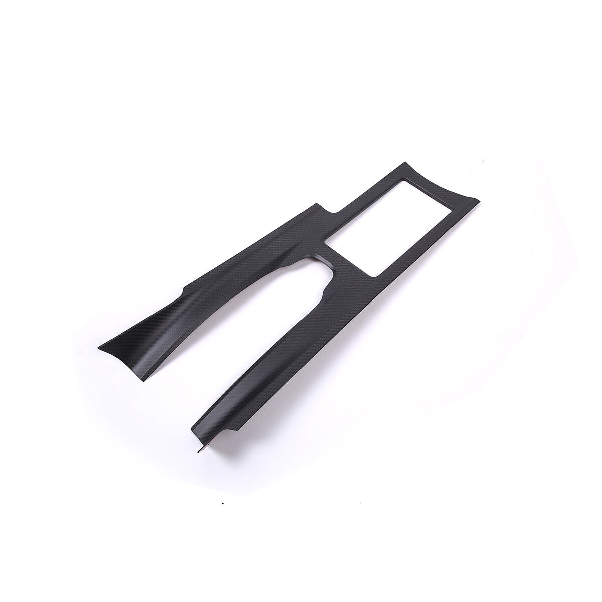 Matte Real Carbon Fiber Console Gear Shift Panel Cover For Nissan GTR R35 08-16 16