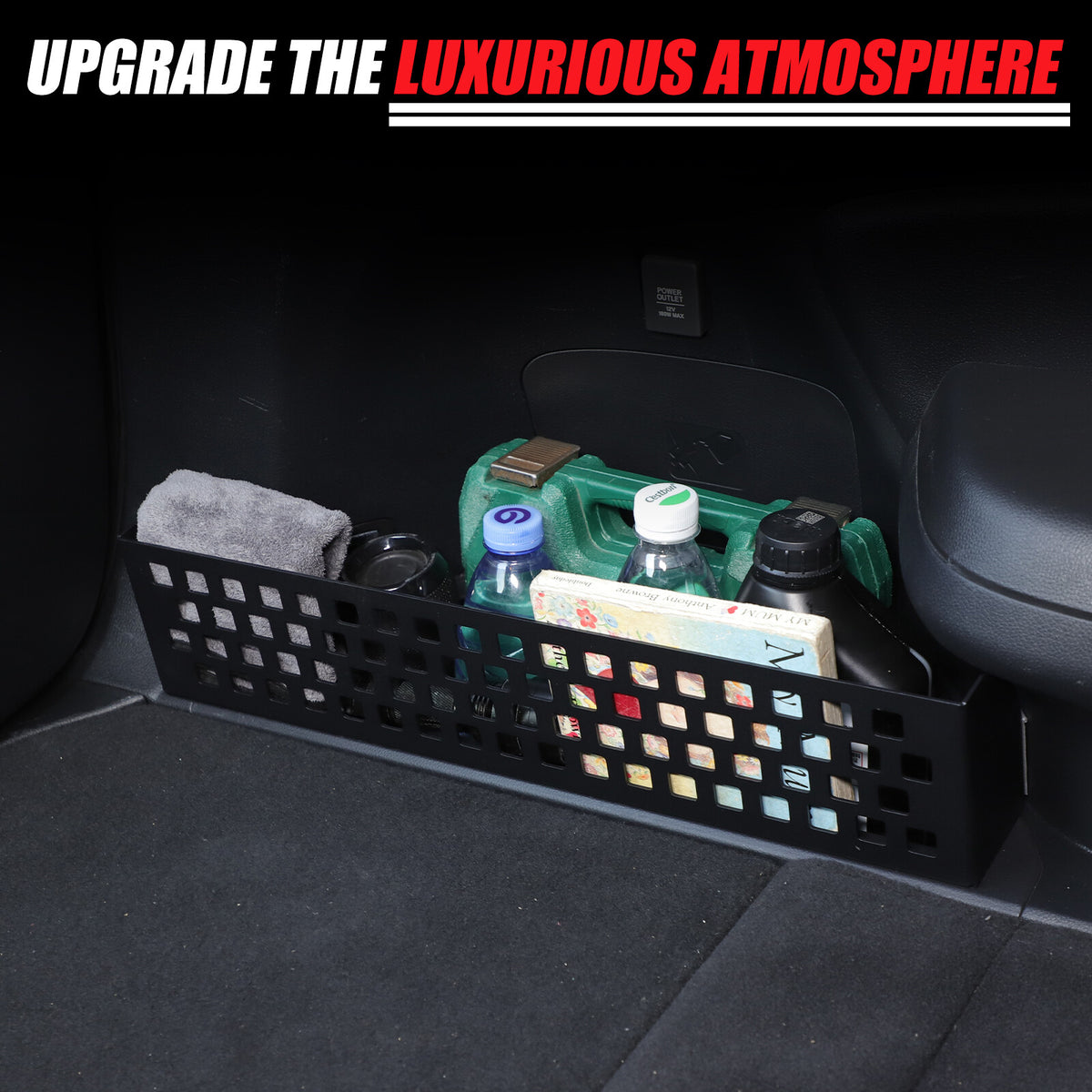Left Trunk Side Storage Baffle Box Tray Molle Panel For Honda Pilot 2016-2022 16