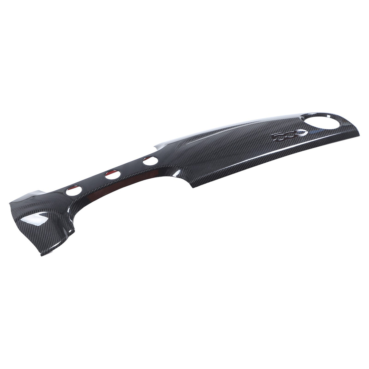 Real Carbon Fiber Dashboard Panel Trim Cover For Fiat 500 312 2007-2015 18