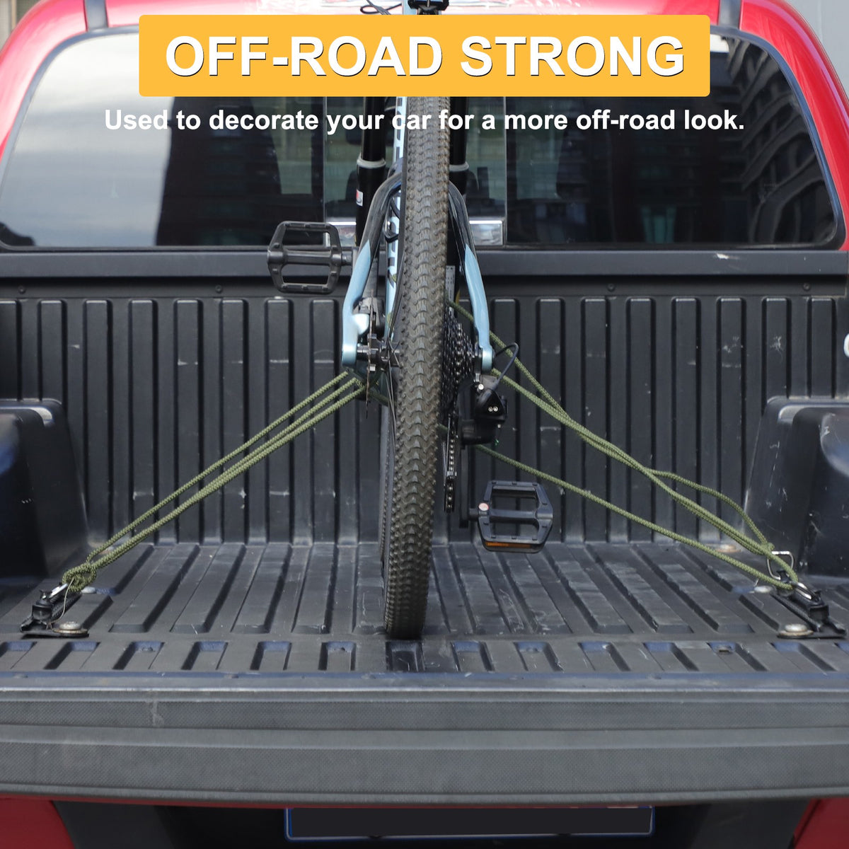 Carbon Steel Bed Side Extension Slot Trim For Toyota Tacoma 2016-2022 17