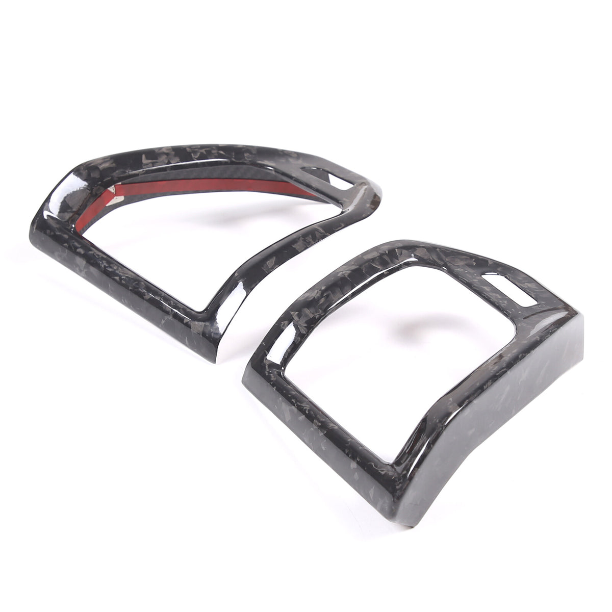 Forged Real Carbon Fiber Dashboard Side Air Vent Cover For BMW 8 Series 19-22 1