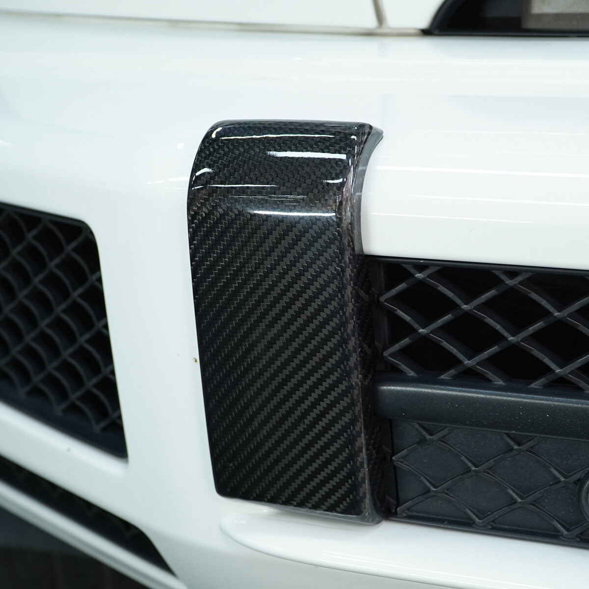 Carbon fiber Front Bumper Trim Kit For Benz G Class W463 G500 G55 G63 2019-21 6