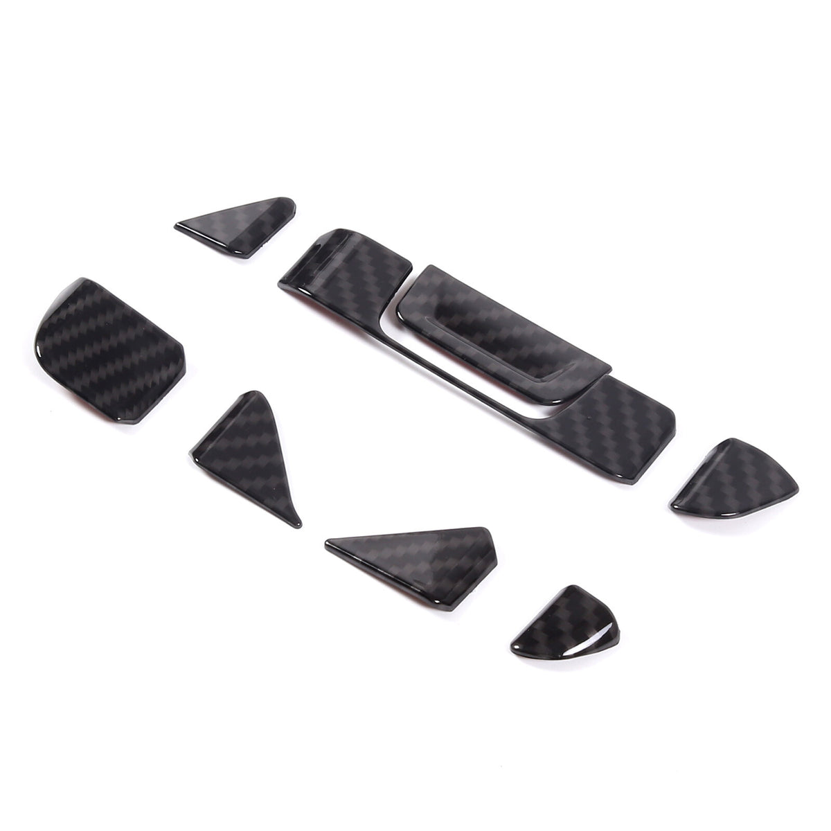 ABS Carbon Fiber Interior Full Cover Trim Kit Set For Corvette C8 2020-2025 68