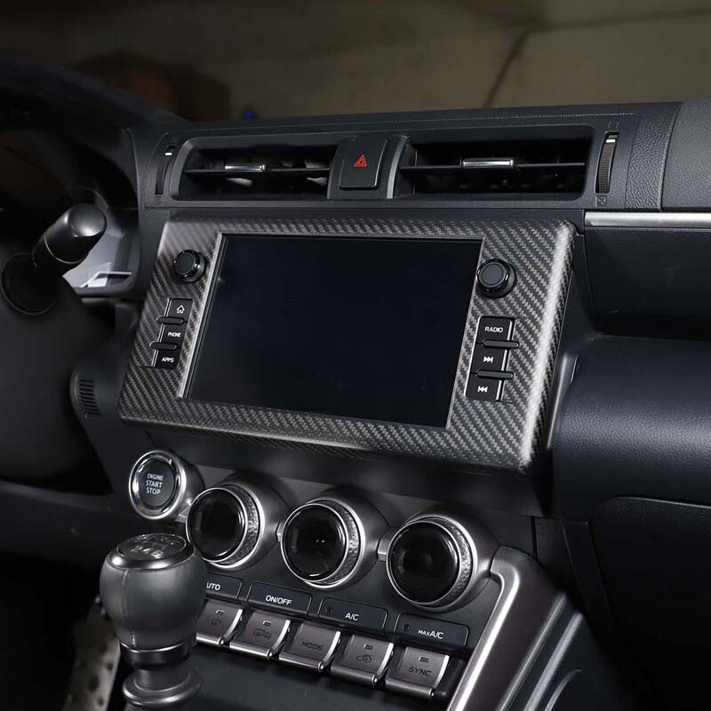 Matte Real Carbon Fiber Interior Center Trim Set For GR86/Subaru BRZ 2022+ 85