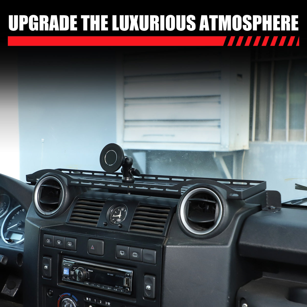 Magnetic Phone Holder Dashboard Storage Box For Land Rover Defender 2004-2018 2
