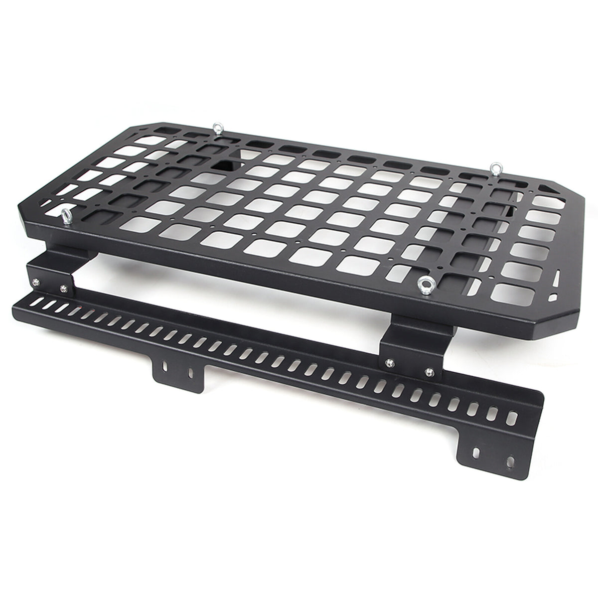 Alloy Rear Roof Climbing Ladder Rack Window Molle Panel For Hummer H2 2003-09 50