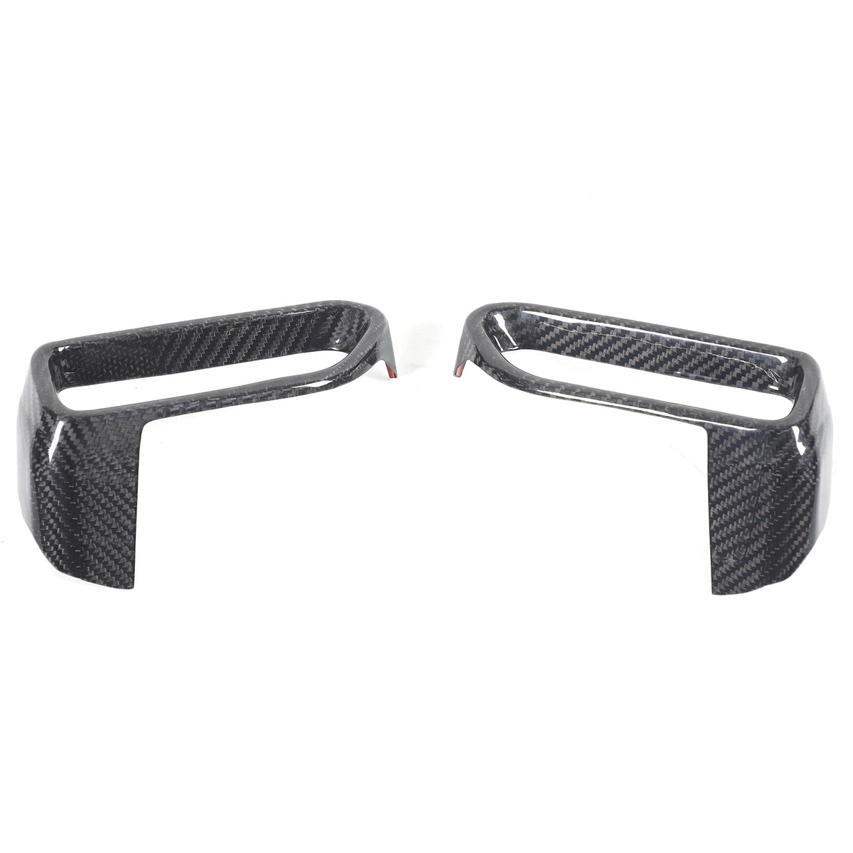Real Carbon Fiber Center Console Side Air Vent Outlet Trim For Lotus Emira 23-25 11