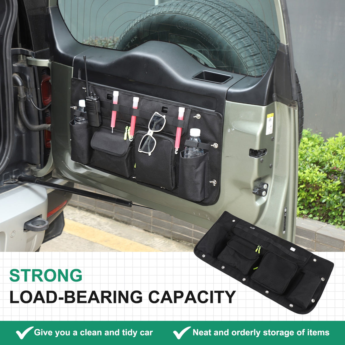 Tailgate Hanging Storage Bag Tray For Land Rover Defender L663 2020+ 20