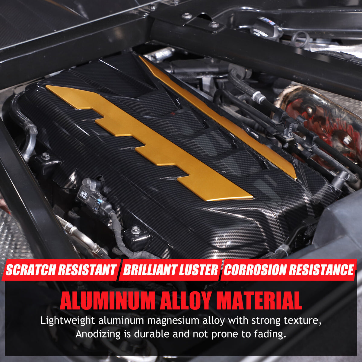 Replace Engine Hood Panel Trim Cover Cap For Corvette C8 Coupe 2020-26 - Variants 16-20 27