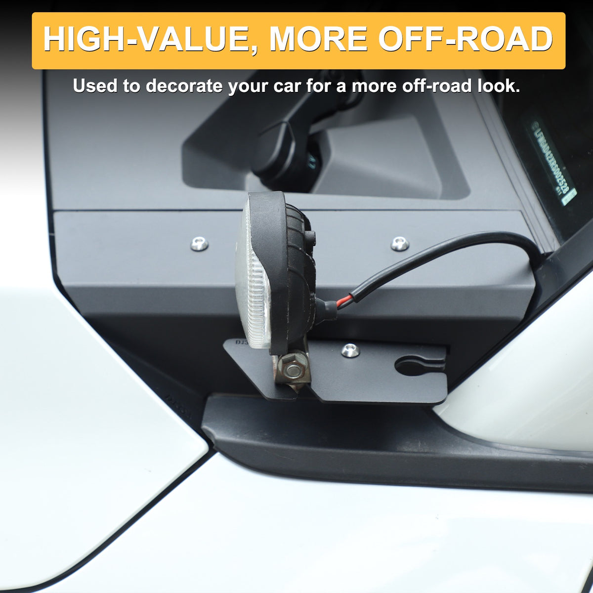 Replace A‑Pillar Lower Spotlight Antenna Bracket For Toyota Prado LC250 2024+ 11