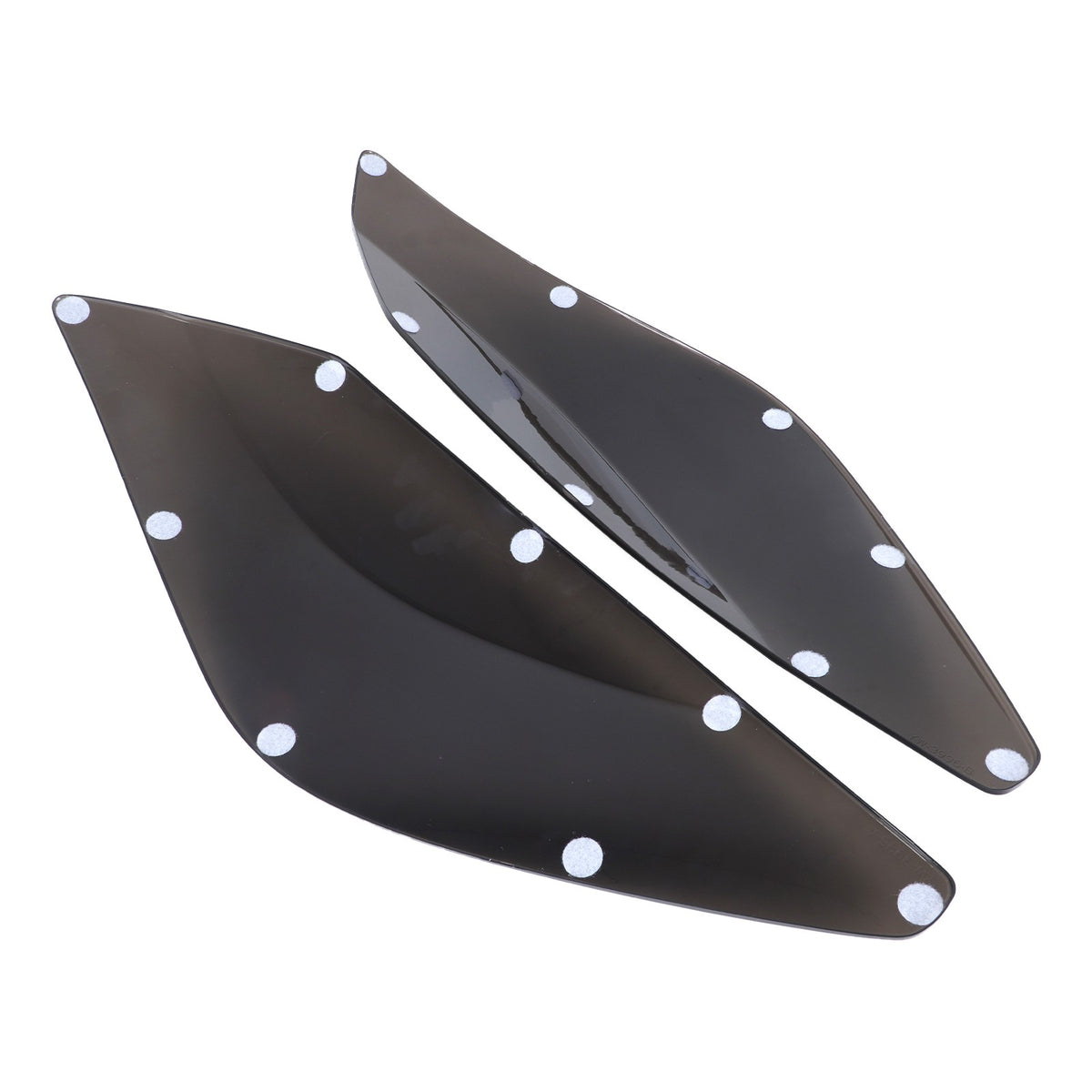 Gray Smoked Black Front Headlight Cover Trim For Corvette C7 14-19 US 12